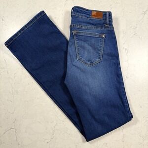 Judy Blue Bootcut Jeans Womens 5 27" Blue Stretch Denim Mid Rise Whisk JB82100DK